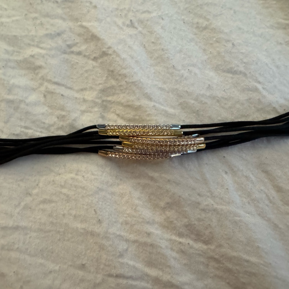 Swarovski Crystal Leather Band Bracelet